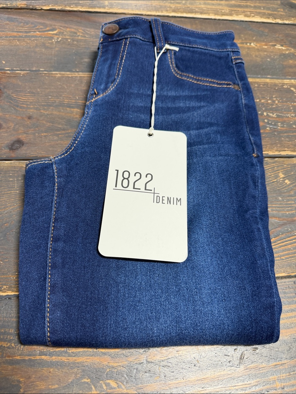 1822 Denim Women's Dark Ankle Skinny Jeans In Raquel - Size 2/26 - Picture 4 of 9